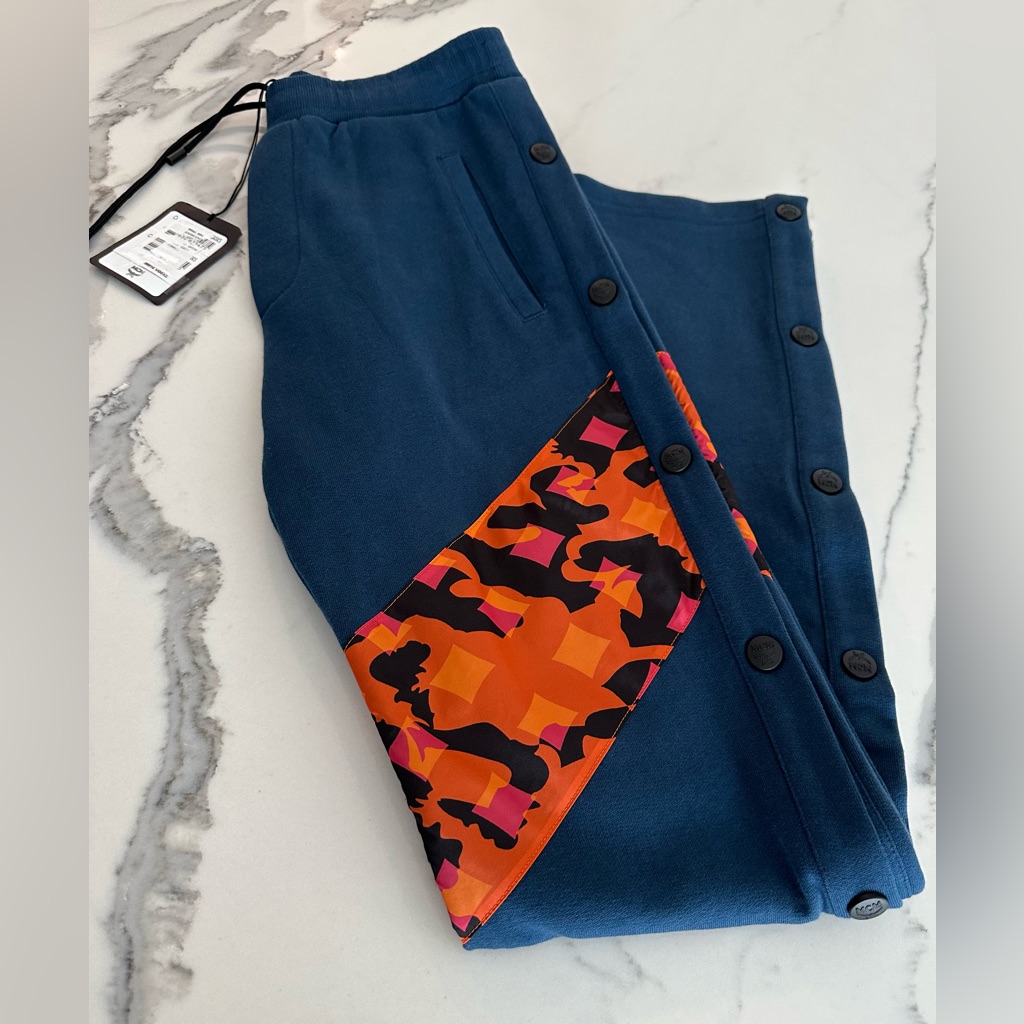 Mcm Side Snap Button Joggers